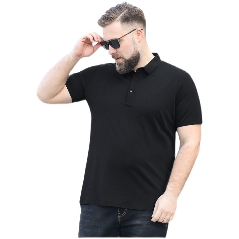 Men's Plus Size Polos 9XL 10XL Summer Ice Silk Short Sleeve T Shirt Turndown Collar Solid Cooling Polo Shirts Oversize Casual Loose Tops, Black-polo
Men's Plus Size Polos 9XL 10XL Summer Ice Silk Short Sleeve T Shirt Turndown Collar Solid Cooling Polo Shirts Oversize Casual Loose Tops, Black-polo