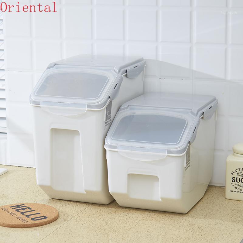 Platic Storage Box Kitchen Large Rice Container With Lid Sealed Moisture-proof Bin Containers Flip Cover Bottles & Jars
Platic Storage Box Kitchen Large Rice Container With Lid Sealed Moisture-proof Bin Containers Flip Cover Bottles & Jars