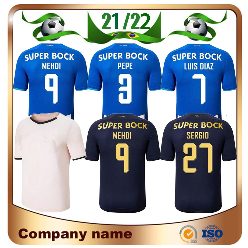 21/22 FC Porto soccer jerseys 2021 Home PEPE LUIS DÍAZ MATHEUS MEHDI Maillots De Foot Shirt MAREGA OTÁVIO SÉRGIO football uniforms
21/22 FC Porto soccer jerseys 2021 Home PEPE LUIS DÍAZ MATHEUS MEHDI Maillots De Foot Shirt MAREGA OTÁVIO SÉRGIO football uniforms
