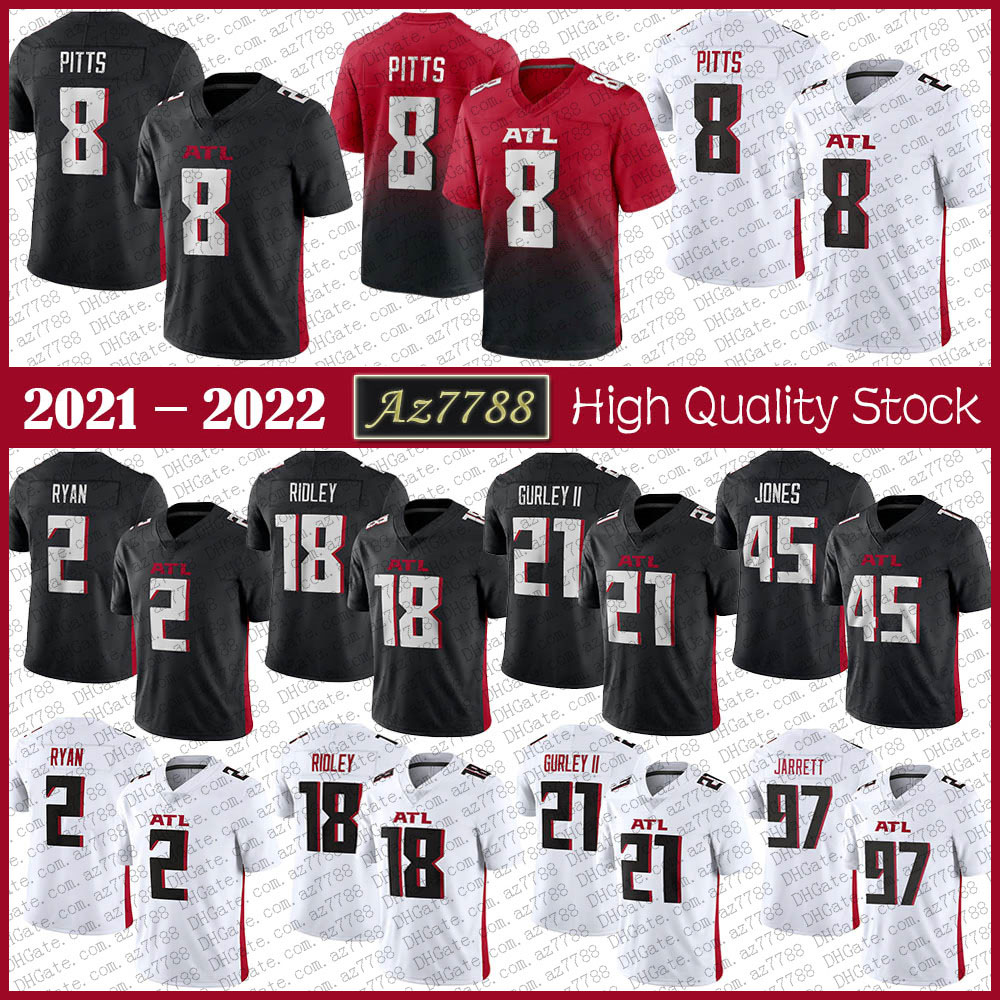 ATL 8 Kyle Pitts Mens Football Jersey 2 Matt Ryan 97 Grady Jarrett 45 Deion Jones 21 Todd Gurley II 18 Ridley High Quality Stitched Jerseys, Shown
ATL 8 Kyle Pitts Mens Football Jersey 2 Matt Ryan 97 Grady Jarrett 45 Deion Jones 21 Todd Gurley II 18 Ridley High Quality Stitched Jerseys, Shown