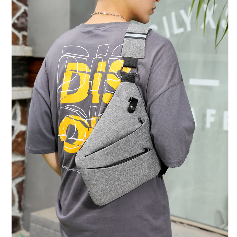 Men Waterproof Chest Ultralight Canvas Cross Body Large Capacity Casual Short Trip Small Messenger Shoulder Bags, Grey
Men Waterproof Chest Ultralight Canvas Cross Body Large Capacity Casual Short Trip Small Messenger Shoulder Bags, Grey