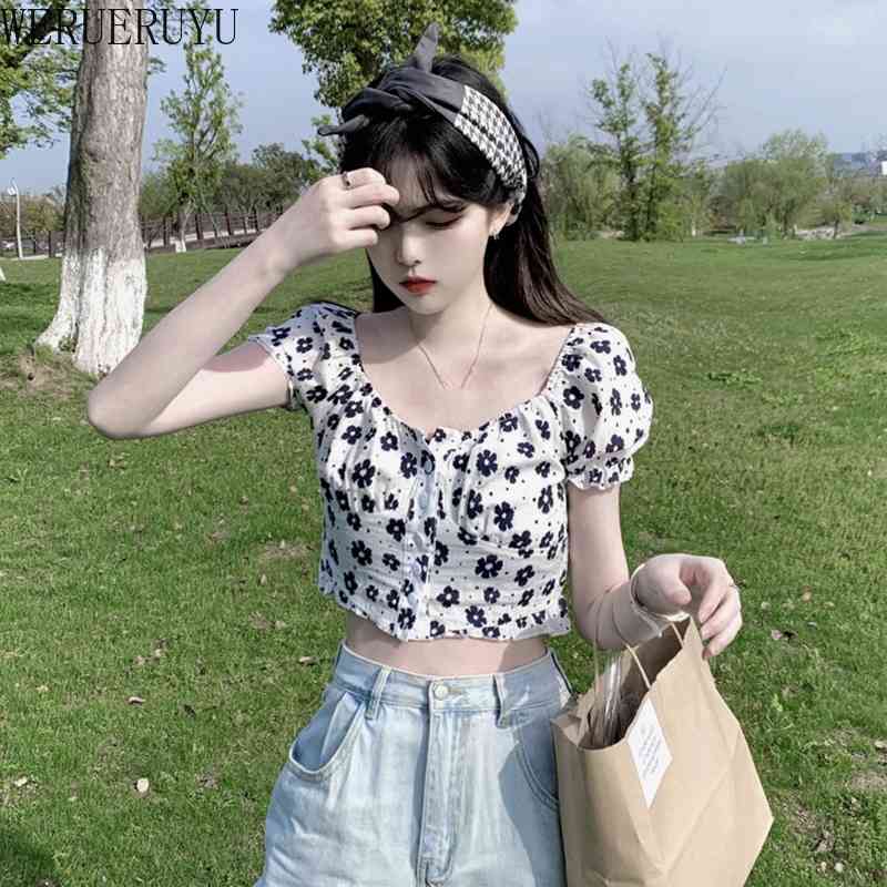 WERUERUYU french women's blouses and shirts square neck elastic waist sexy crop top short sleeve summer print shirts women 210608, Photo color
WERUERUYU french women's blouses and shirts square neck elastic waist sexy crop top short sleeve summer print shirts women 210608, Photo color