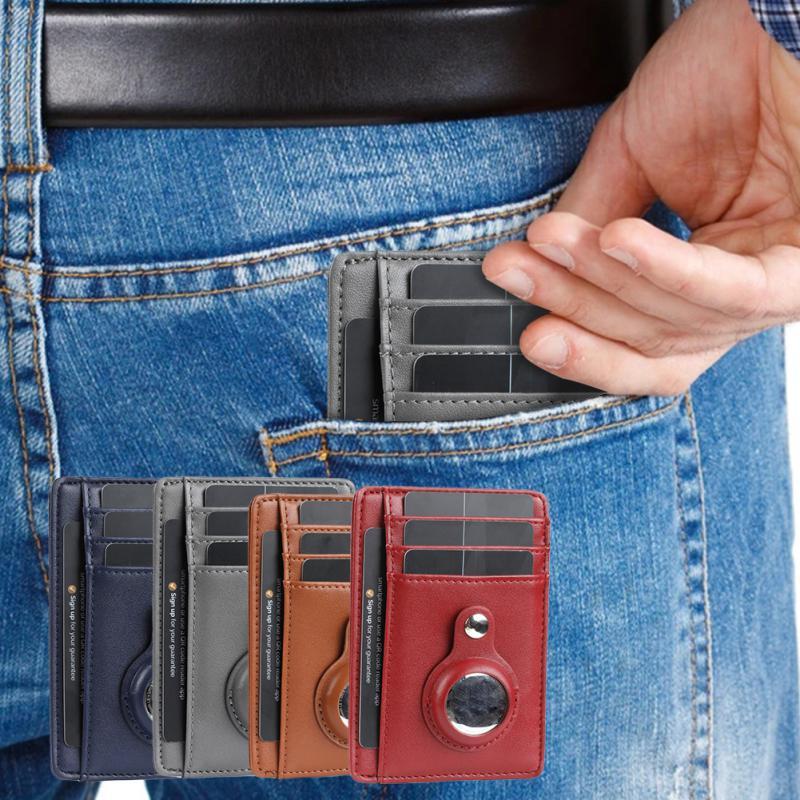 Storage Bags PU Leather Airtag Wallet Men's RFID Anti Degaussing Loss Anti-theft Swipe Card Bag Belt Tracker Position
Storage Bags PU Leather Airtag Wallet Men's RFID Anti Degaussing Loss Anti-theft Swipe Card Bag Belt Tracker Position