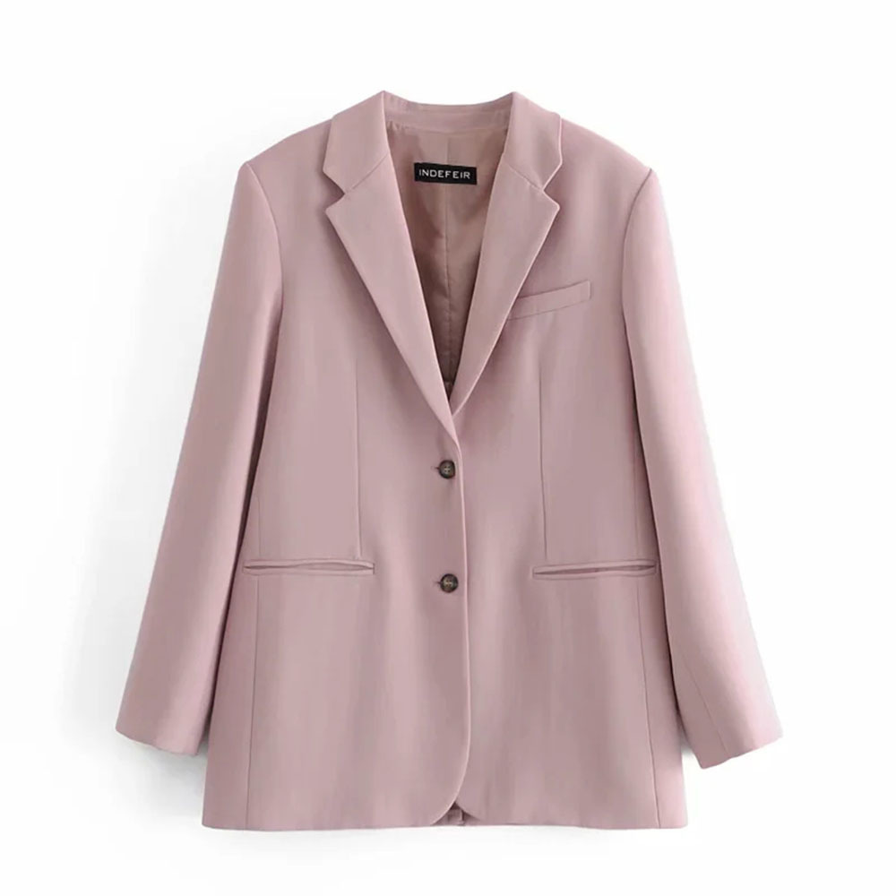 Vintage Elegant Women Pink jacket Fashion Female Work Suit Turn-Down Collar Single-Breasted Coat Chic Top Casual Casaco 210520, As picture
Vintage Elegant Women Pink jacket Fashion Female Work Suit Turn-Down Collar Single-Breasted Coat Chic Top Casual Casaco 210520, As picture