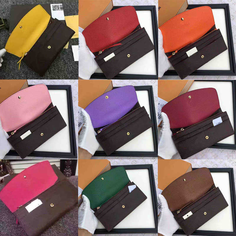 Designer Alphabet ladies long wallet multicolor classicbag fashion coin purse card holder original female classic zipper bag 9 colors With box, Brown
Designer Alphabet ladies long wallet multicolor classicbag fashion coin purse card holder original female classic zipper bag 9 colors With box, Brown
