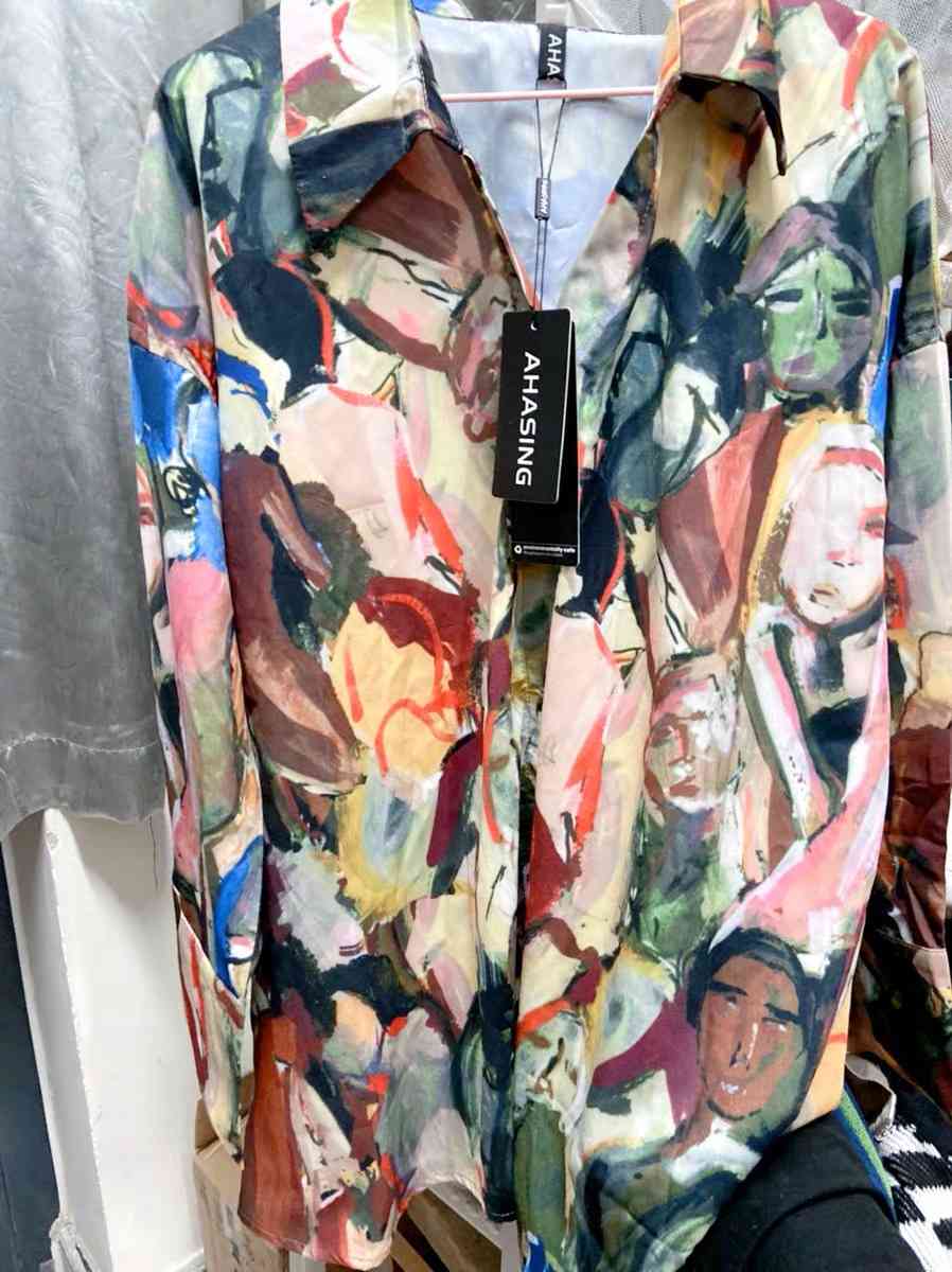 Vintage Painting Print Long Skirts Womens Impressionism High Waist A Line Ladies Midi Sping Summer Clothing 210421