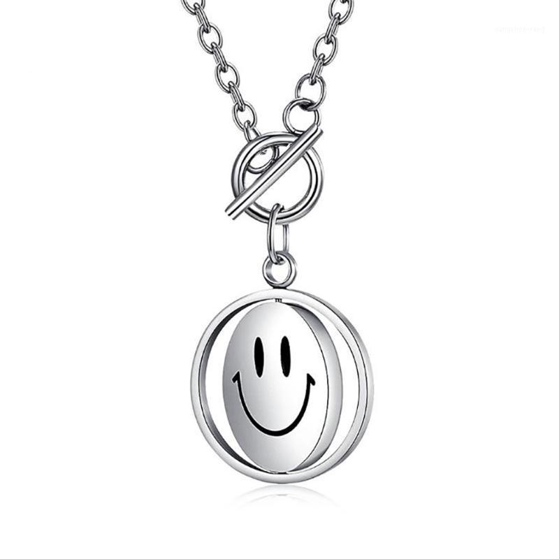 Stainless Steel Happy And Angry Face Pendant Necklace Men Women Rotatable Necklaces Jewelry Gift For Him Chains
Stainless Steel Happy And Angry Face Pendant Necklace Men Women Rotatable Necklaces Jewelry Gift For Him Chains