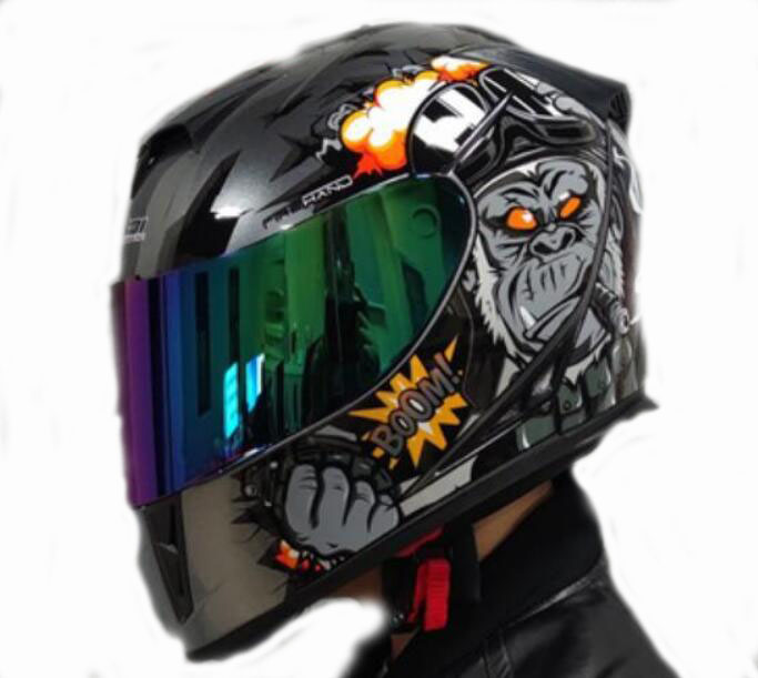 jiekai electric motorcycle helmet men and women full cover locomotive off-road four seasons safety head gray, Same photo
jiekai electric motorcycle helmet men and women full cover locomotive off-road four seasons safety head gray, Same photo