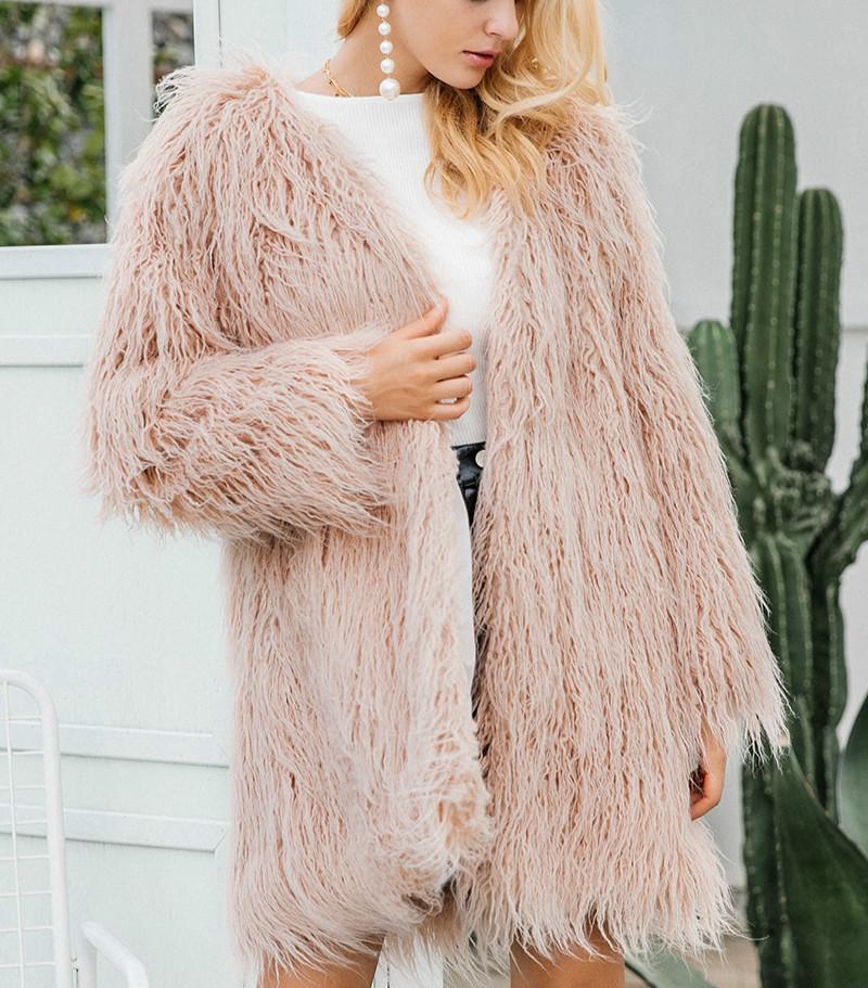 Women's Fur & Faux 2021 Women Coat Long Sleeve Solid Color Jacket Autumn Winter Big Size 3XL, Beige
Women's Fur & Faux 2021 Women Coat Long Sleeve Solid Color Jacket Autumn Winter Big Size 3XL, Beige