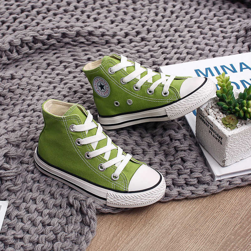 2021 Spring New Fashion Canvas Shoes Baby Shoes Children Sneakers Girls Sneakers Boys Sneakers Size 20-38 P0830