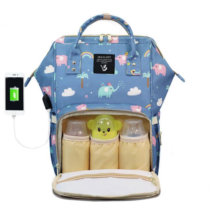Diaper Bags Upgrade Fashion Printing Oxford Usb Mummy Bag Multi-function Large Capacity Shoulder Mother Backpack
Diaper Bags Upgrade Fashion Printing Oxford Usb Mummy Bag Multi-function Large Capacity Shoulder Mother Backpack