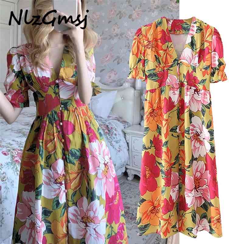 Dres Summer Bohemian Printed Long Woman Tied Belt Ruffle Vacation Casual es 04 210628, As picture
Dres Summer Bohemian Printed Long Woman Tied Belt Ruffle Vacation Casual es 04 210628, As picture