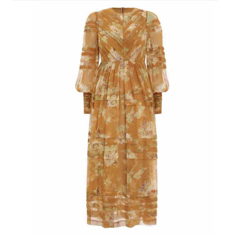 ZA Women Floral Printed Plus Size Dress Long Sleeve O Neck High Waist Bohemian Holiday Female Chiffon 210604, Orange
ZA Women Floral Printed Plus Size Dress Long Sleeve O Neck High Waist Bohemian Holiday Female Chiffon 210604, Orange