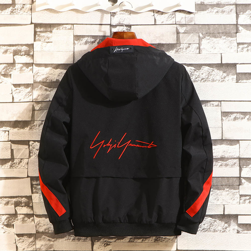 Casual Jacket Men Spring Autumn Fashion Windbreaker Jacket Men Slim Fit Hooded Thin Zipper Coat Young Outwear JK19070 210518