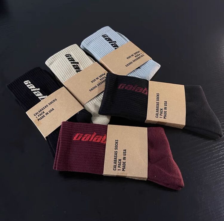 Calabasas socks kanye west season 5 men women unisex stockings tide skateboard sock size 36-44 top quality, Black
Calabasas socks kanye west season 5 men women unisex stockings tide skateboard sock size 36-44 top quality, Black