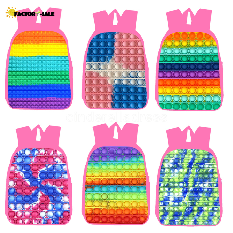 3D Pink Cartoon It Bags Anime Family Games Backpack Schoolbags Rainbow Fidget Back Pack Back To School 12/16 Inch FS08
3D Pink Cartoon It Bags Anime Family Games Backpack Schoolbags Rainbow Fidget Back Pack Back To School 12/16 Inch FS08