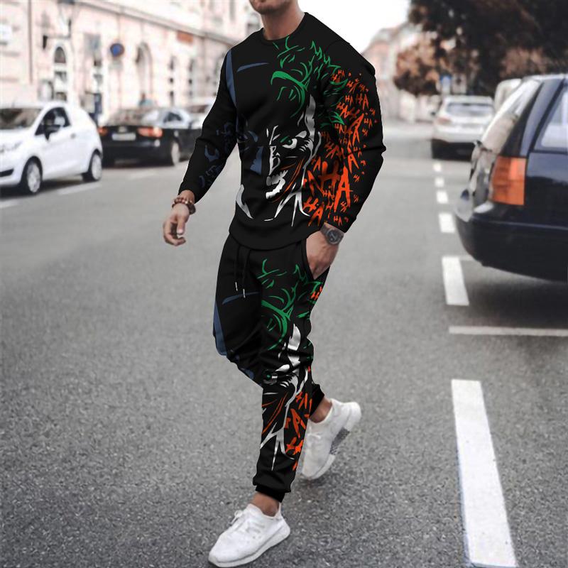 Men' Tracksuits Spring Men' T-shirt Set Fashion Round Neck 3D Printing Anime Sportswear Large Size Long Sleeve SetMen, Tc1155
Men' Tracksuits Spring Men' T-shirt Set Fashion Round Neck 3D Printing Anime Sportswear Large Size Long Sleeve SetMen, Tc1155