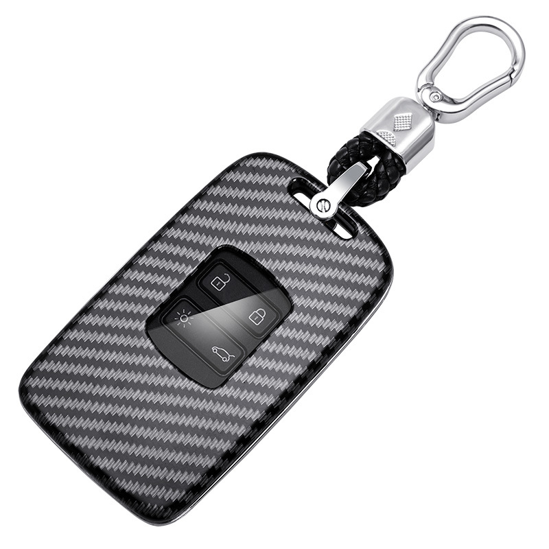 Car Key Case For Renault Koleos Kadjar Scenic Megane Sandero Keyless Remote Espace Fob Shell Protector Cover carbon fiber Auto