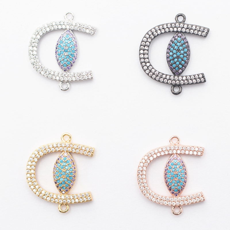Cool Design Horseshoe U Shape Evil Eye Jewelry Connectors Charms for DIY Gift Jewellery Making
Cool Design Horseshoe U Shape Evil Eye Jewelry Connectors Charms for DIY Gift Jewellery Making