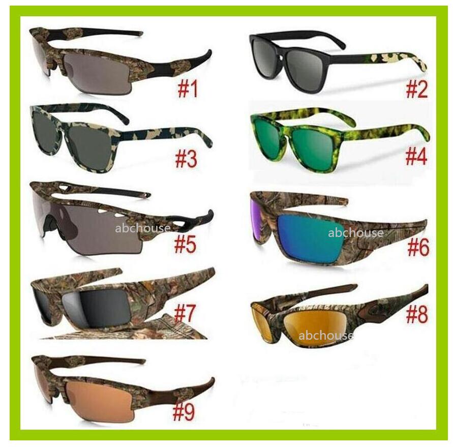 New Camouflage Camo Designer Sunglasses sunglasses Eyewear Sun glass frame sunglasses 9 models with zipper case packages
New Camouflage Camo Designer Sunglasses sunglasses Eyewear Sun glass frame sunglasses 9 models with zipper case packages