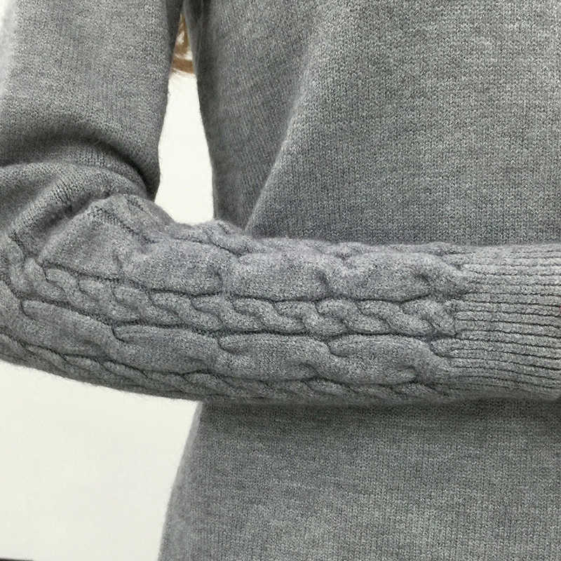 Thick Warm Women Turtleneck Winter Sweaters And Pullovers Knit Long Sleeve Cashmere Sweater Female Jumper 211007