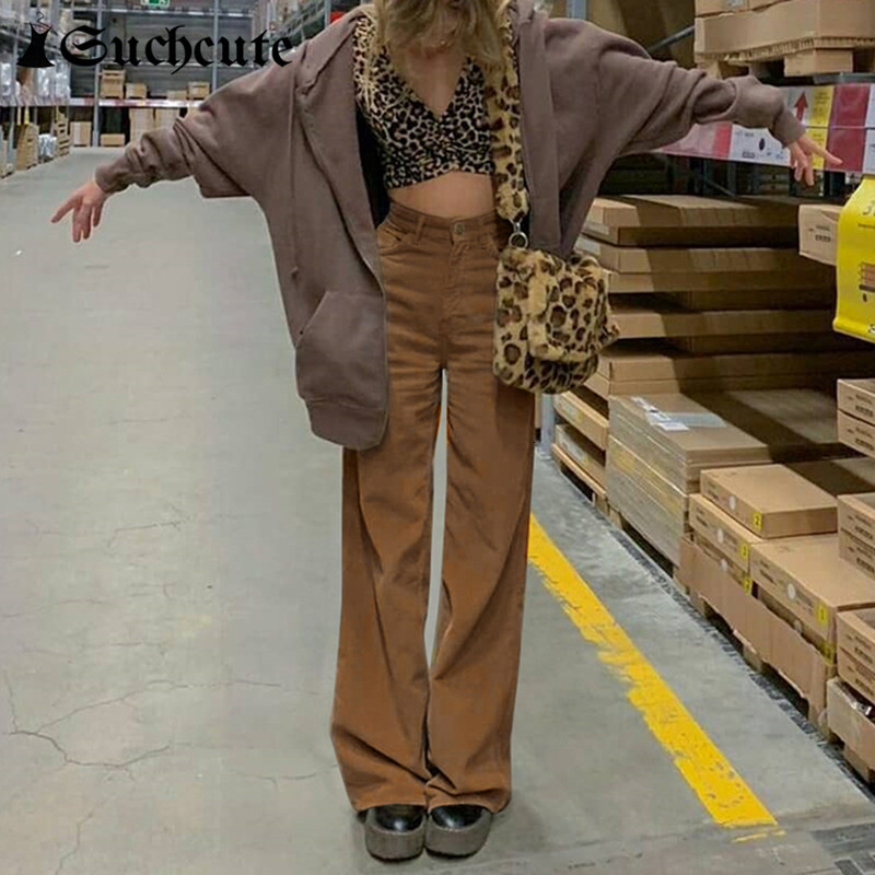 Women' Jumpsuits & Rompers Solid Basic Pants Gothic High Waist Female Corduroy Wide Leg Trousers Streetwear 90s Casual Outfits J1, Black
Women' Jumpsuits & Rompers Solid Basic Pants Gothic High Waist Female Corduroy Wide Leg Trousers Streetwear 90s Casual Outfits J1, Black