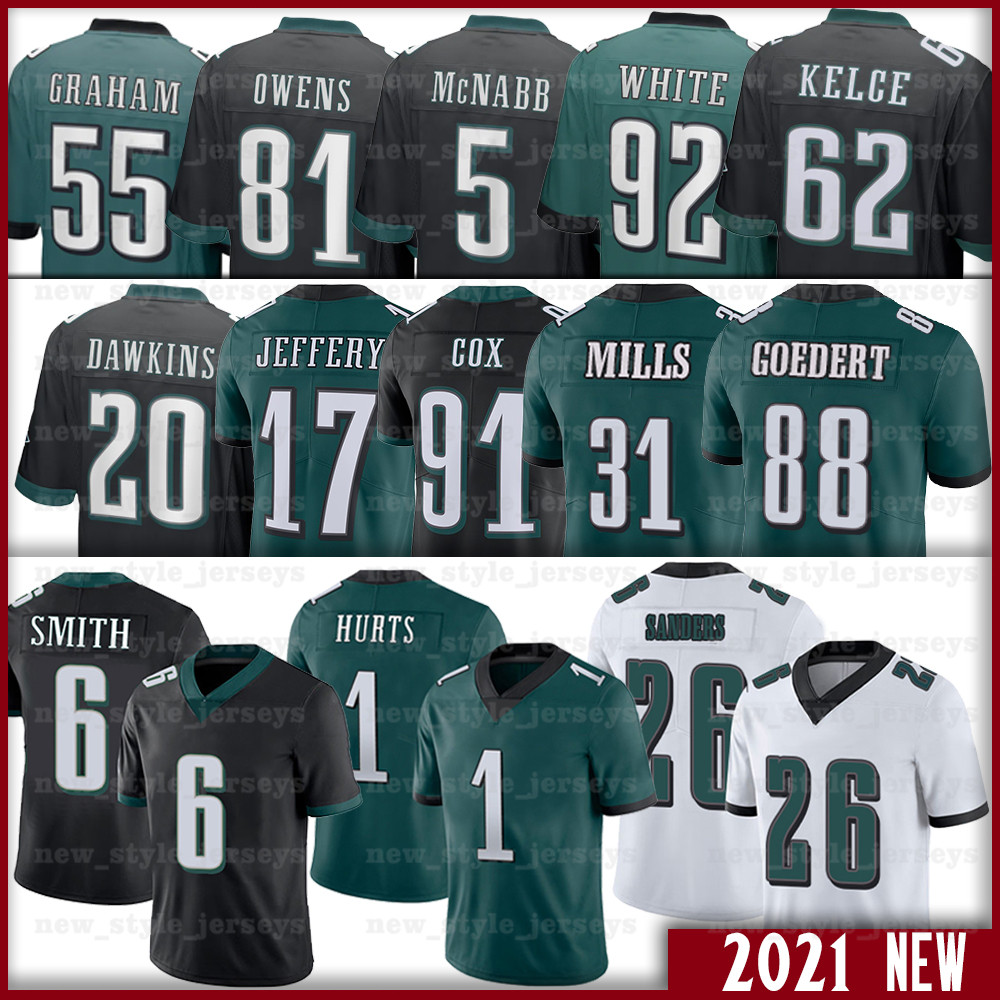 1 Jalen Hurts 6 DeVonta Smith Jersey 26 Miles Sanders Zach Ertz Fletcher Cox Jason Kelce Alshon Jeffery Golden Tate Brian Dawkins Darius Slay Jr Football, Men(lao ying)
1 Jalen Hurts 6 DeVonta Smith Jersey 26 Miles Sanders Zach Ertz Fletcher Cox Jason Kelce Alshon Jeffery Golden Tate Brian Dawkins Darius Slay Jr Football, Men(lao ying)