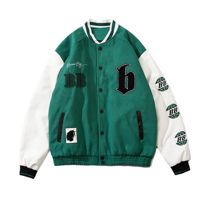 Men's Jackets Vintage American Fashion Autumn Baseball Uniform Men Streetwear Letter Embroidery Varsity Jacket Unisex Loose Casual Bomber Co, Black;brown
Men's Jackets Vintage American Fashion Autumn Baseball Uniform Men Streetwear Letter Embroidery Varsity Jacket Unisex Loose Casual Bomber Co, Black;brown