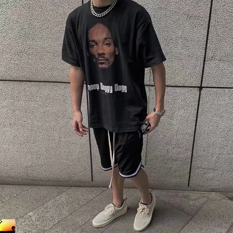 Snopp Dogg T-Shirt Men Women Oversized T Shirt streetwear big avatar drop 210420