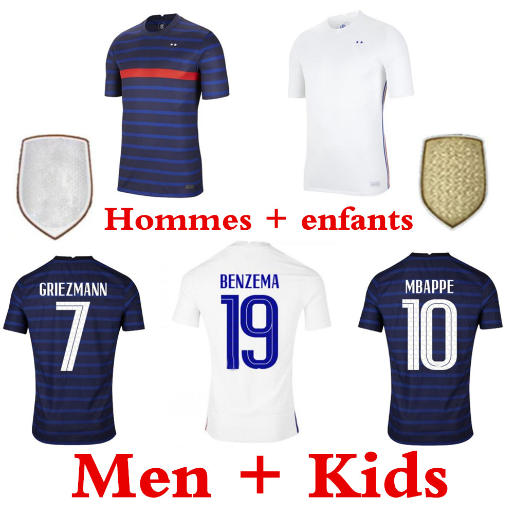 Maillot de foot Maillots football shirt 20 21 soccer jersey equipe equipment BENZEMA FEKIR PAVARD uniforms 2021 hommes enfants men + kids ki, Black
Maillot de foot Maillots football shirt 20 21 soccer jersey equipe equipment BENZEMA FEKIR PAVARD uniforms 2021 hommes enfants men + kids ki, Black