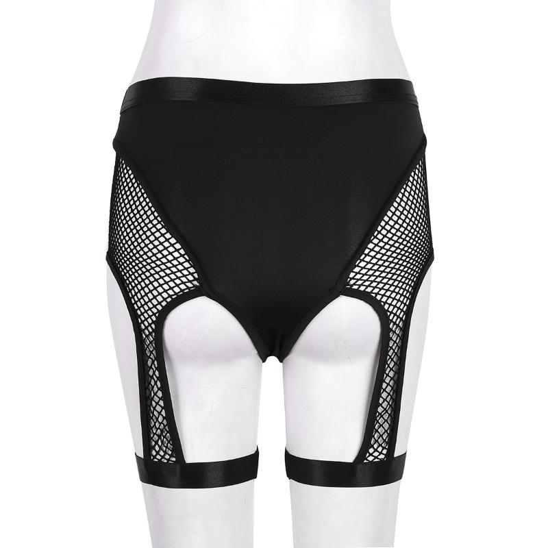 Mesh Black Shorts Women Summer Sexy High Waist See Through Fishnet Splice Cutout Booty Rave Festival Elastic Short Pants Women's