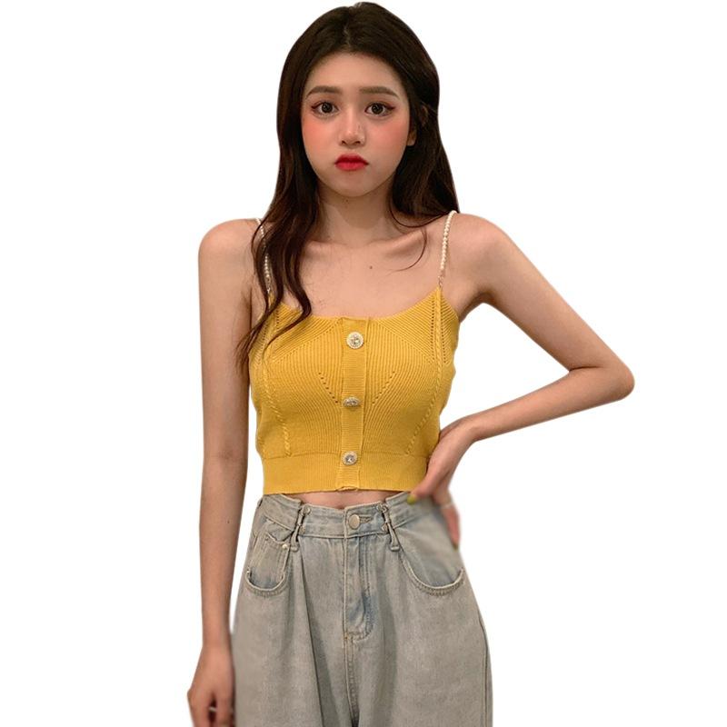 Women's Tanks & Camis Womens Solid Color Slim Sexy Vest Summer Exposed Navel Knitted Camisole Tank Tops, White
Women's Tanks & Camis Womens Solid Color Slim Sexy Vest Summer Exposed Navel Knitted Camisole Tank Tops, White