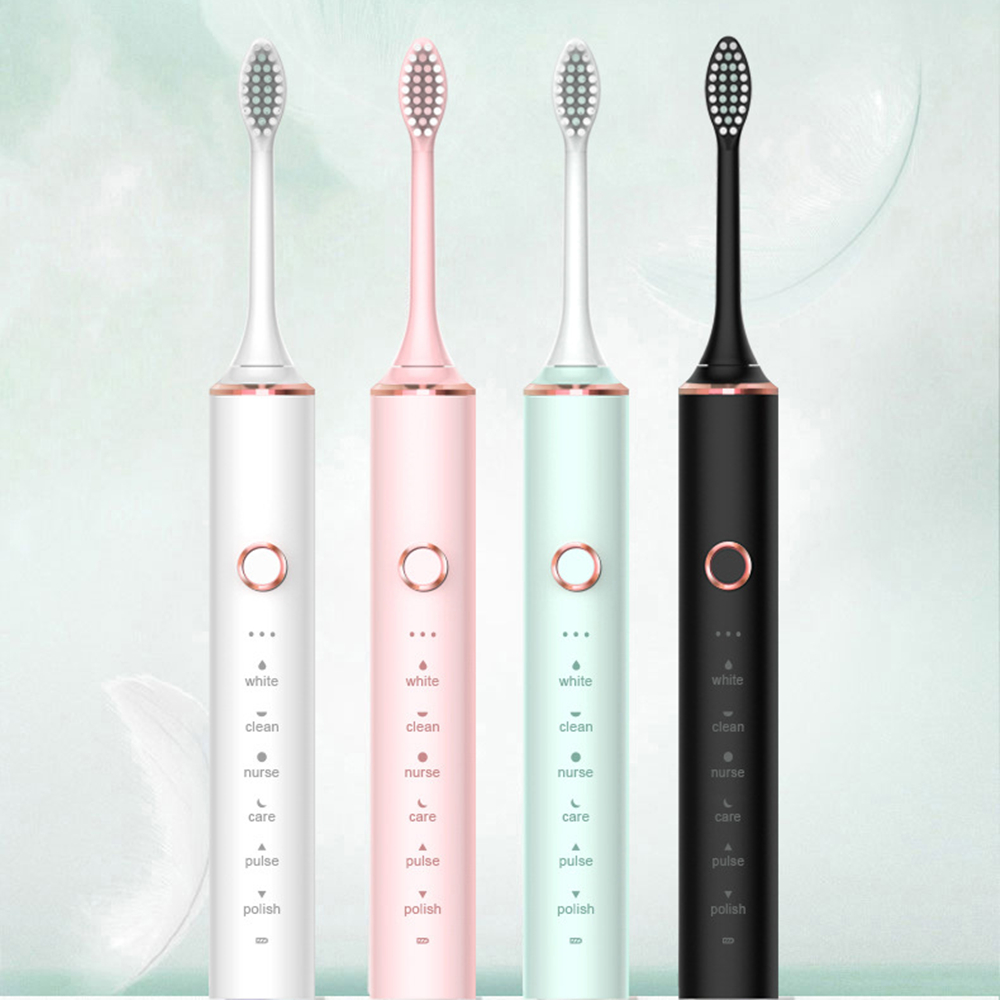 Household Rechargeable Sonic Silicone Toothbrushes Dental Deep Clean Oral Brushes Soft Gum Massage Waterproof Electric Toothbrush 4in1 Teethbrush Whitening
Household Rechargeable Sonic Silicone Toothbrushes Dental Deep Clean Oral Brushes Soft Gum Massage Waterproof Electric Toothbrush 4in1 Teethbrush Whitening