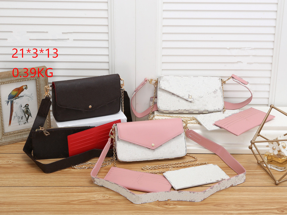2021 Shoulder bag Designer Shouler Chain Bag The latest handbags purse bags fashion lady high quality 2-piece combo, Please choose the color and style you li
2021 Shoulder bag Designer Shouler Chain Bag The latest handbags purse bags fashion lady high quality 2-piece combo, Please choose the color and style you li