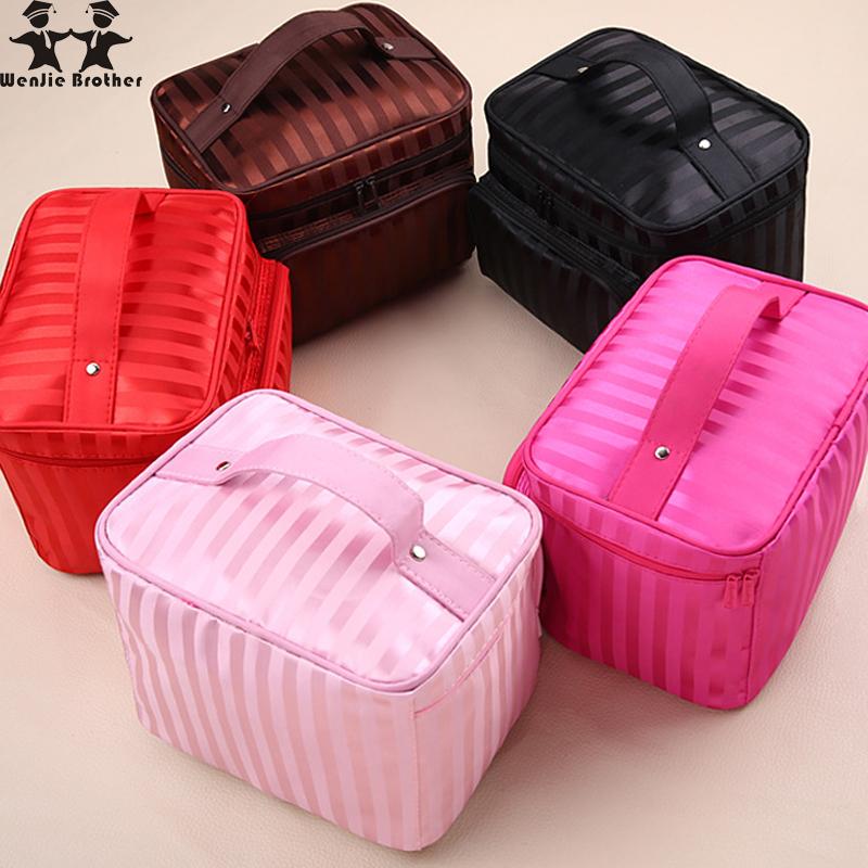 Arrival Large Capacity Cosmetic Bag Korean Makeup Bagwomen Handbag Portable Storage Waterproof Multi-function Travel Bags & Cases, Black
Arrival Large Capacity Cosmetic Bag Korean Makeup Bagwomen Handbag Portable Storage Waterproof Multi-function Travel Bags & Cases, Black