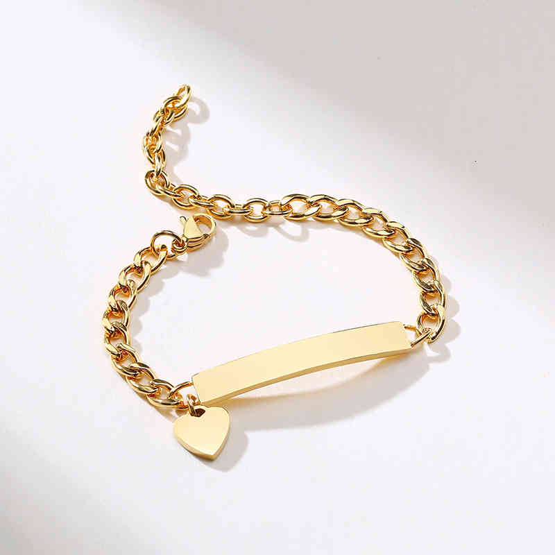 Vnox Custom Personalize Baby Name Bracelet Anti Allergy Stainless Steel Chain Adjustable Infant Baptism Gifts to Girls Boys