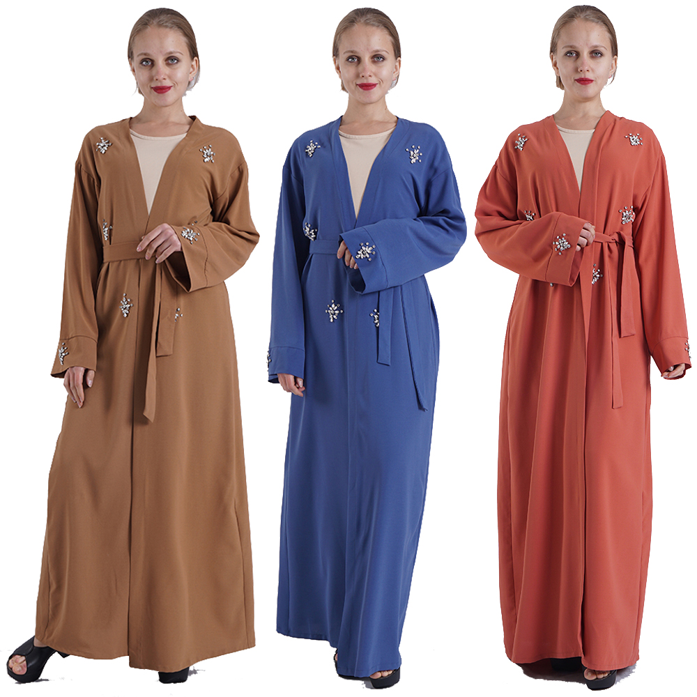 Open Abaya Dubai Turkey Kimono Cardigan Hijab Muslim Dress Kaftan Ramadan Caftan Islamic Clothing Abayas For Women Robe Musulman
Open Abaya Dubai Turkey Kimono Cardigan Hijab Muslim Dress Kaftan Ramadan Caftan Islamic Clothing Abayas For Women Robe Musulman