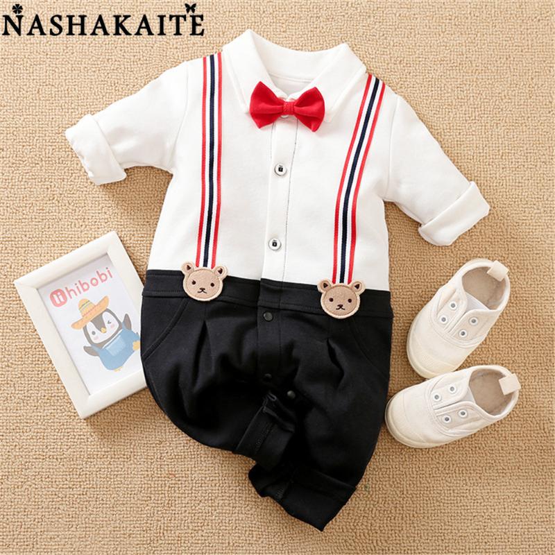 Jumpsuits NASHAKAIT Gentleman Baby Boy Romper With Necktie 2021 Winter Clothes Male Jumpsuit For Born Overalls Kids, Blue
Jumpsuits NASHAKAIT Gentleman Baby Boy Romper With Necktie 2021 Winter Clothes Male Jumpsuit For Born Overalls Kids, Blue