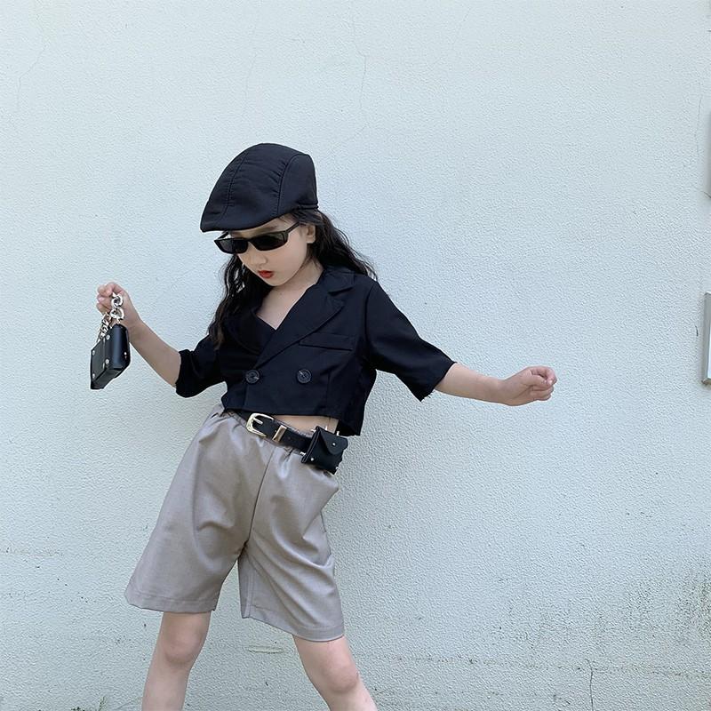 Clothing Sets Net Red Same Girl's Suit 2021 Summer Hong Kong Style Short Top Middle Pants Leisure Two Piece, White
Clothing Sets Net Red Same Girl's Suit 2021 Summer Hong Kong Style Short Top Middle Pants Leisure Two Piece, White