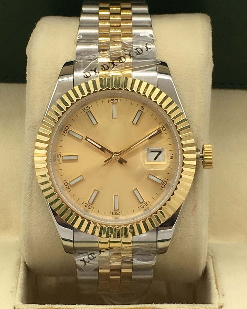 Fashion style automatic mechanical men watch gold stainless steel with 41 mm imported movement luminous waterproof wholesale
Fashion style automatic mechanical men watch gold stainless steel with 41 mm imported movement luminous waterproof wholesale