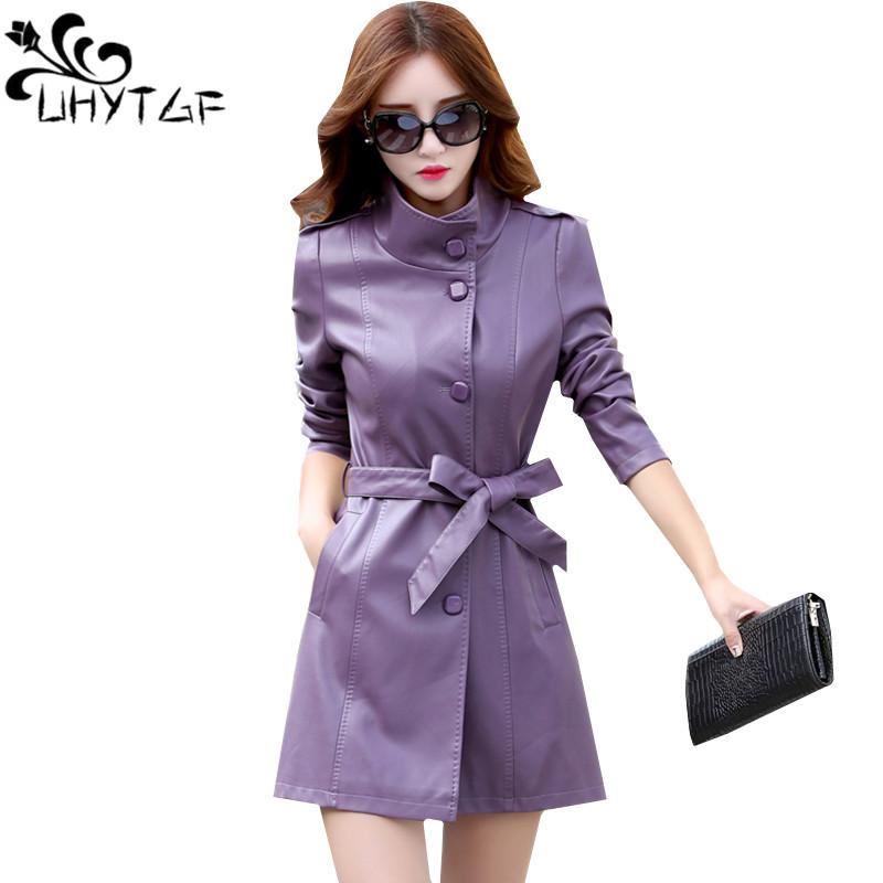 Women's Leather & Faux UHYTGF M-4XL Autumn Jacket Women Long Windbreaker Coat Belt Slim Elegant Ladies Jackets Plus Size Outerwear 785, Black
Women's Leather & Faux UHYTGF M-4XL Autumn Jacket Women Long Windbreaker Coat Belt Slim Elegant Ladies Jackets Plus Size Outerwear 785, Black