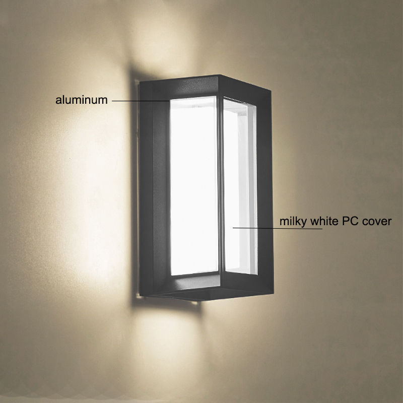 Modern Porch Light Waterproof LED Wall Lamps For Courtyard Patio Balcony Garden Front Door Outdoor Lighting AC90-260V