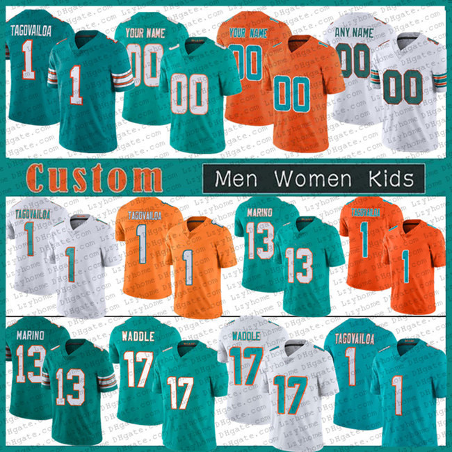 1 Tua Tagovailoa Jaylen Waddle Jaelan Phillips Custom Dan Marino Byron Jones Jason Sanders Taylor Xavien Howard Larry Csonka Brissett Mike Gesicki Football Jerseys, My store(lzyhome)
1 Tua Tagovailoa Jaylen Waddle Jaelan Phillips Custom Dan Marino Byron Jones Jason Sanders Taylor Xavien Howard Larry Csonka Brissett Mike Gesicki Football Jerseys, My store(lzyhome)