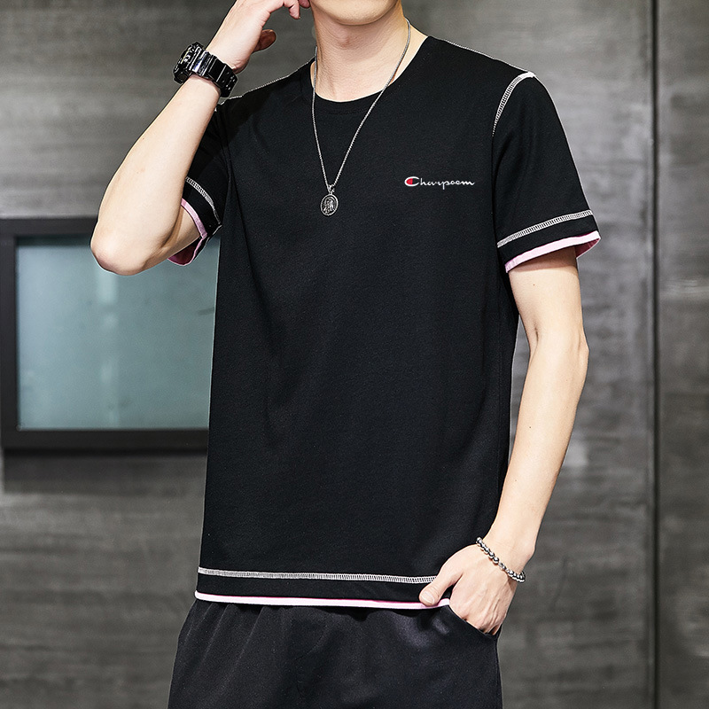 Polo Shirt Champion Graffiti Sleeve Men's Summer Fashion Backing Shirt Loose Couple Clothes, White;black
Polo Shirt Champion Graffiti Sleeve Men's Summer Fashion Backing Shirt Loose Couple Clothes, White;black