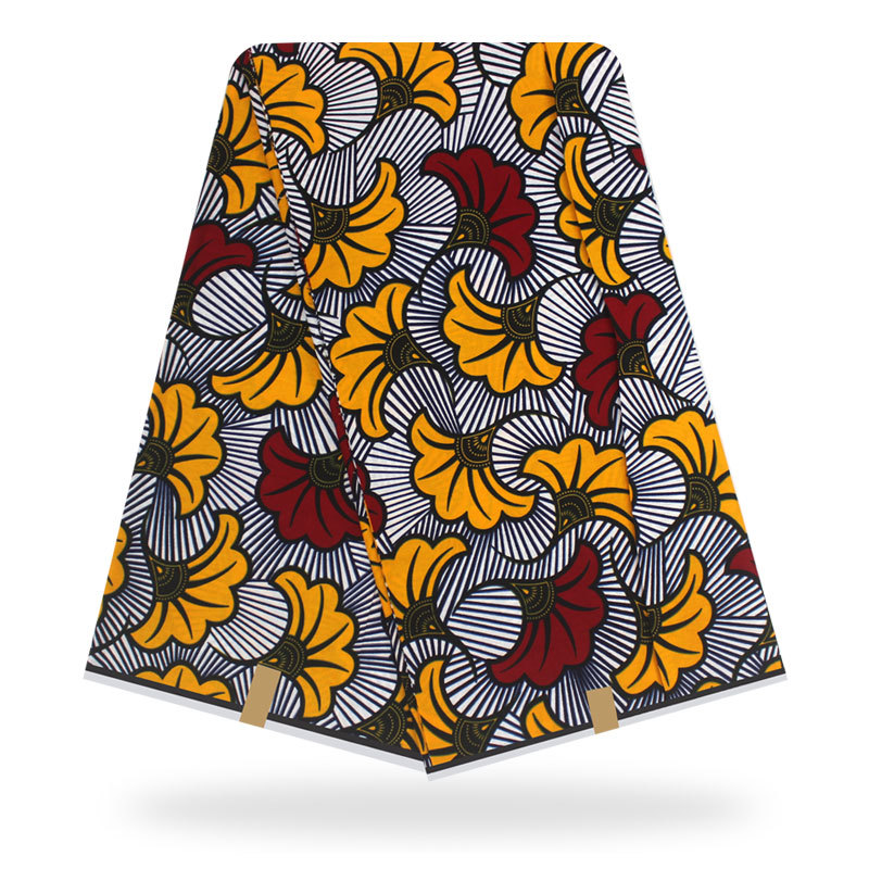 African Original Wax 100% Cotton Fabrics African Wax Print Fabric Latest Wax Fabric 6yards African Fabric 210408