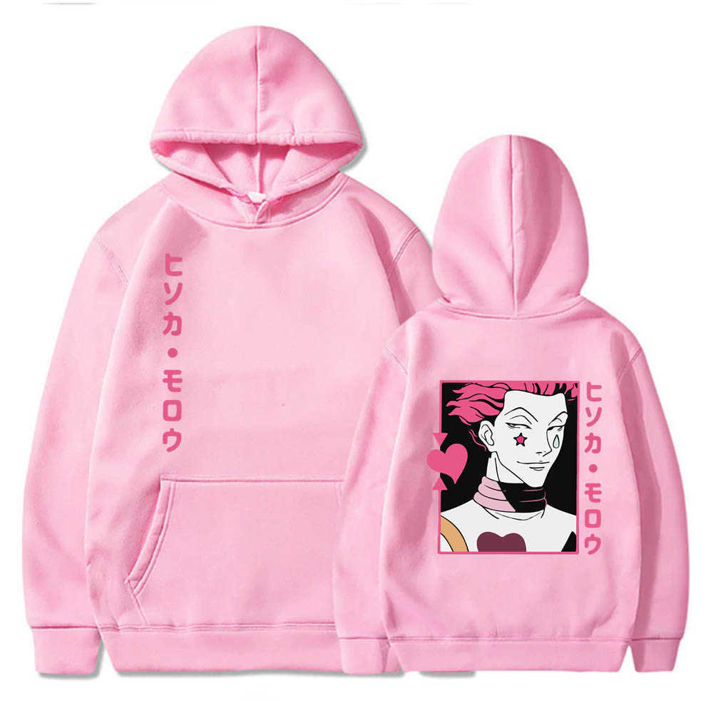 Kawaii Hunter X Hunter Hoodies Men Women Long Sleeve Sweatshirt Hisoka Anime Manga Hoodies Bluzy Tops Clothes Y0804
