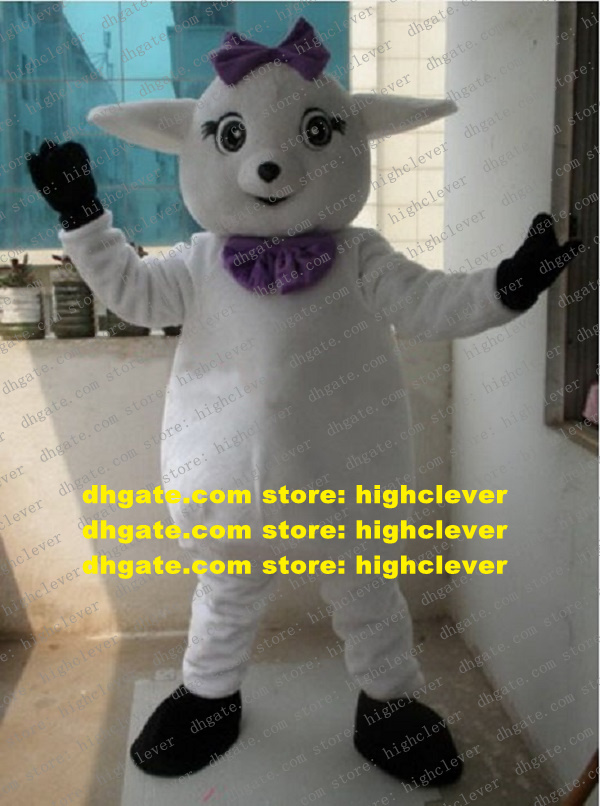 Likable White Lamb Sheep Mascot Costume Mascotte Goat Jumbuck Yeanling With Big Eyes Purple Bow Tie Adult No.1041 Free Ship, As in photos
Likable White Lamb Sheep Mascot Costume Mascotte Goat Jumbuck Yeanling With Big Eyes Purple Bow Tie Adult No.1041 Free Ship, As in photos