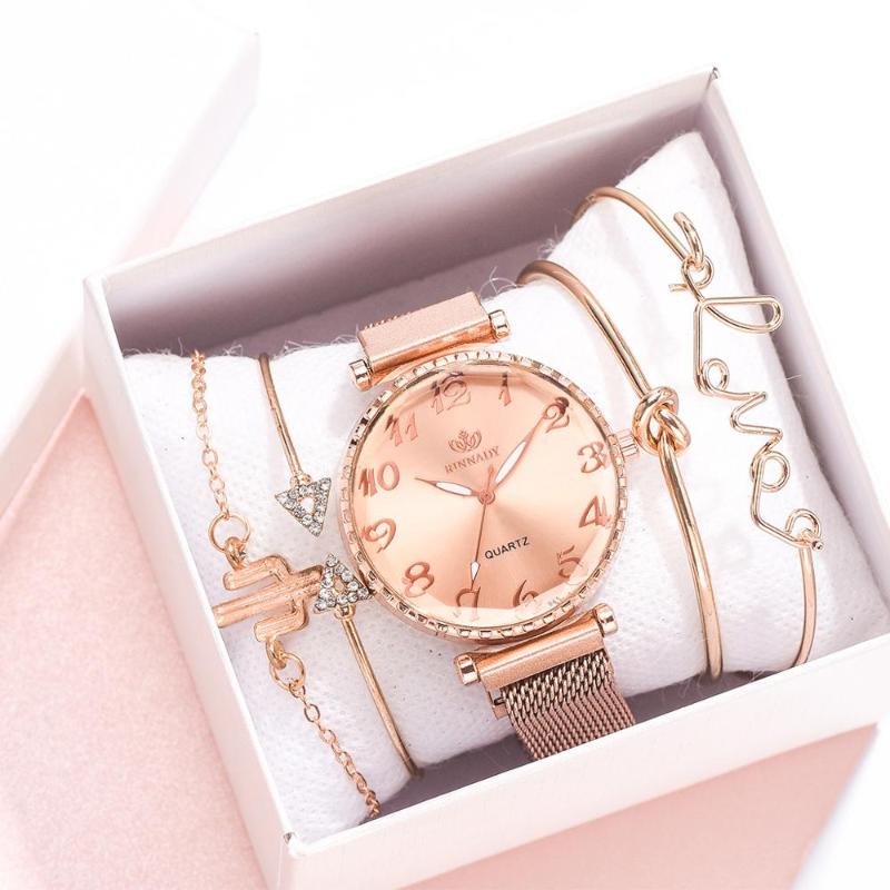 Wristwatches 2021 5pcs Set Watches Women Starry Sky Dress Bracelet Watch Ladies Gift, Blue
Wristwatches 2021 5pcs Set Watches Women Starry Sky Dress Bracelet Watch Ladies Gift, Blue