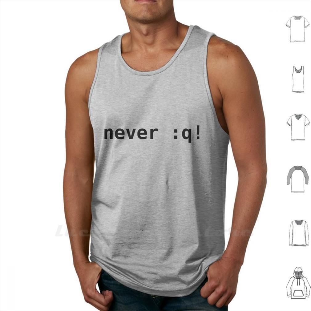 never q vim tank men vest sleeveless vi programmation pun editor coder programmer humor developer geek, White;black
never q vim tank men vest sleeveless vi programmation pun editor coder programmer humor developer geek, White;black