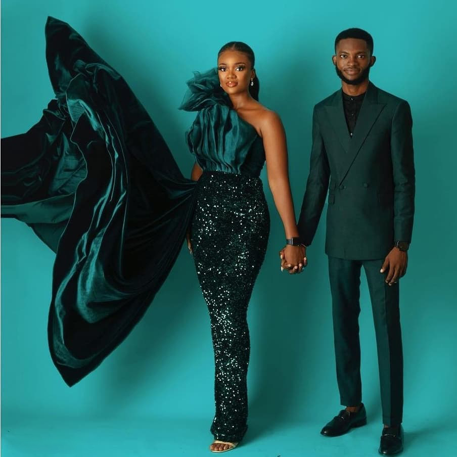 One Shoulder Evening Dresses With Wrap Sparkling Sequins Mermaid Prom Dress Elegant Women Formal Pageant Wear Custom Made Vestido de novia